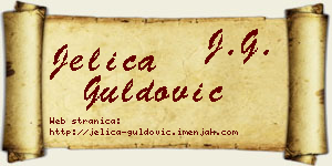 Jelica Guldović vizit kartica